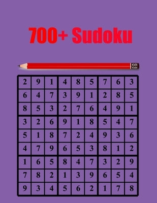 700+ Sudoku: Sudoku Puzzle Book for Adults by Elmoukhtar, Boudad