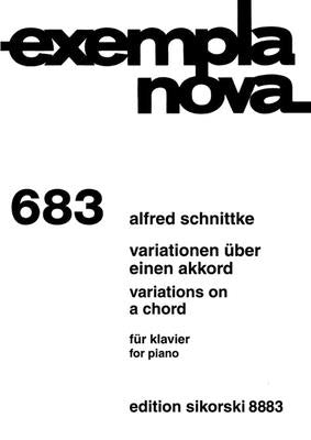 Variations on a Chord: Piano by Schnittke, Alfred