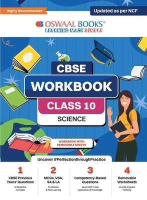 Oswaal CBSE Workbook Science Class 10 Updated as per NCF For better results For 2024 Exam by Oswaal Editorial Board