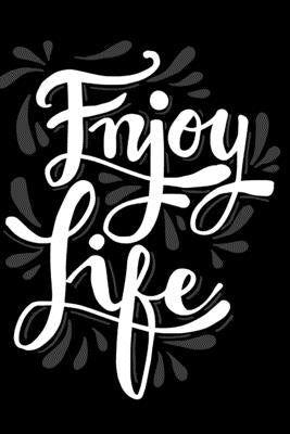 Enjoy Life: Feel Good Reflection Quote for Work Employee Co-Worker Appreciation Present Idea Office Holiday Party Gift Exchange by Lines, Inspired
