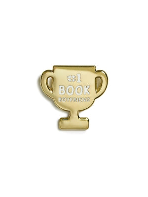 #1 Book Boyfriend Enamel Pin by Out of Print