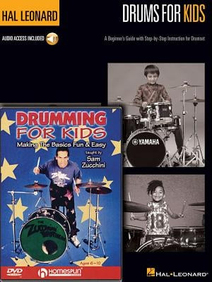 Drumming for Kids Pack: Includes Hal Leonard Drums for Kids Book with Sam Zucchini's Drumming for Kids DVD [With Free Web Access] by Zucchini, Sam