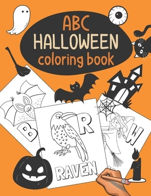 Halloween ABC Coloring Book: Color & Learn the Alphabet - Halloween Coloring Book for Kids by Chatty Parrot