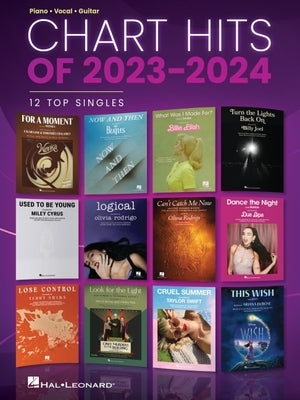 Chart Hits of 2023-2024 - Piano/Vocal/Guitar Songbook by 