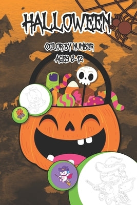 Happy Halloween Color by Number Book: Spooky Coloring Book for Kids Ages 8-12 by Dreambooks, Magical