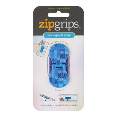 Zipgrips Blue Words by Thinking Gifts