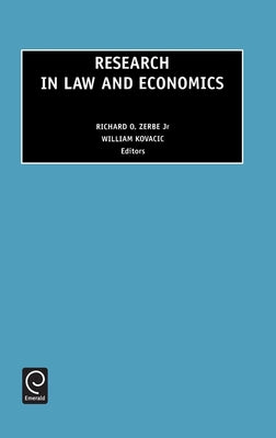 Research in Law and Economics by Zerbe, Richard O.
