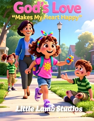 God's Love Makes My Heart Happy: A Joyful Christian Story for Young Children (Ages 3-8) by Studios, Little Lamb