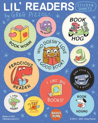 Lil' Readers Sticker Sheets by Badge Bomb