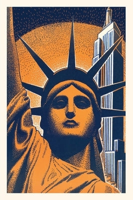 Vintage Journal Head of Statue of Liberty by Found Image Press