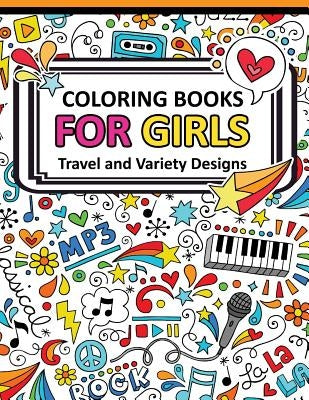 Coloring Book for Girls Doodle Cutes: The Really Best Relaxing Colouring Book For Girls 2017 (Cute, Animal, Dog, Cat, Elephant, Rabbit, Owls, Bears, K by Adult Coloring Books for Stress Relief