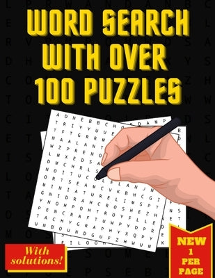Word Search with Over 100 Puzzles: Word Search Books for Adults Large Print, Stress Reflief and Meditation by Martuxa
