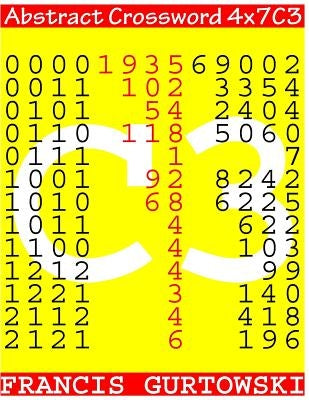 Abstract Crossword 4x7C3 by Gurtowski, Francis