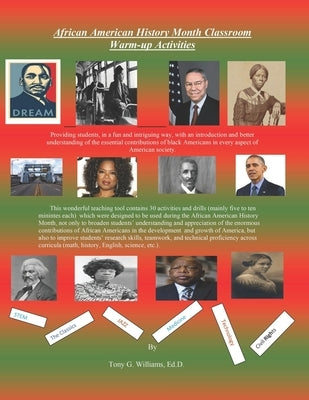 African American History Month Classroom Warm-up Activities by Williams, Tony G., Sr.