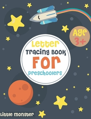 Alphabet Trace the Letters: Alphabet Handwriting Practice workbook for for Preschoolers, Kids age 3-5 & Kindergarden, Workbook with Sight words fo by Letter Tracing Book, Perfect