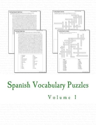 Spanish Vocabulary Puzzles - Volume 1 by Jaskolski, A.