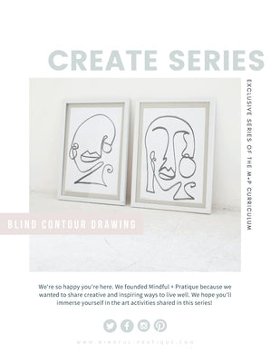Blind Contour Drawing: Exclusive CREATE Series of the M+P Curriculum by Ahrens, Alena