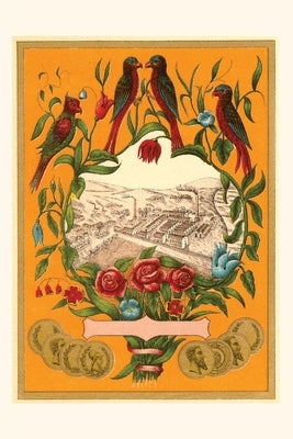 Vintage Journal Birds Perched Around Factory Scene by Found Image Press