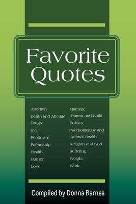 Favorite Quotes by Barnes, Donna