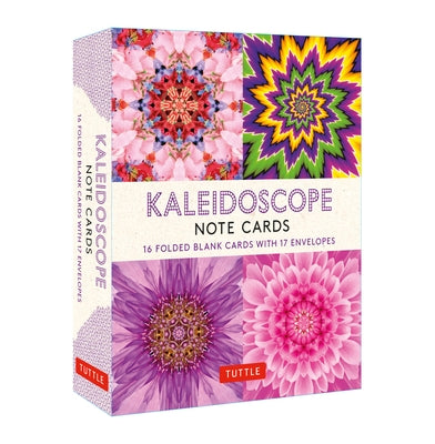 Kaleidoscope, 16 Note Cards: 16 Different Blank Cards with 17 Patterned Envelopes in a Keepsake Box! by Tuttle Publishing