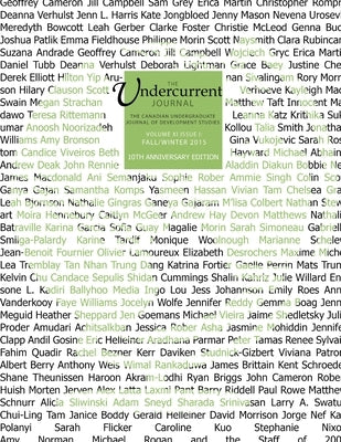 Undercurrent Journal: Vol. 11, Issue 1 (Winter 2015) [B&W] by McLeod, Christie
