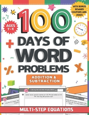 100 Days of 2nd Grade Word Problems: Daily Fun Addition and Subtraction Practice Math Equations Boost Problem-Solving Skills with Real-Life Scenarios by Academy, The Homeschool