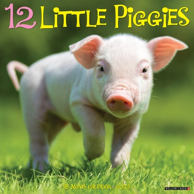 12 Little Piggies 2025 12 X 12 Wall Calendar by Willow Creek Press