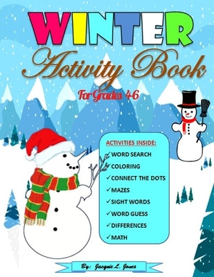 Winter Activity Book For Kids Grades 4-6: Winter and Coloring Book For Tweens: Children Coloring Workbooks with by Press, Kids Planet