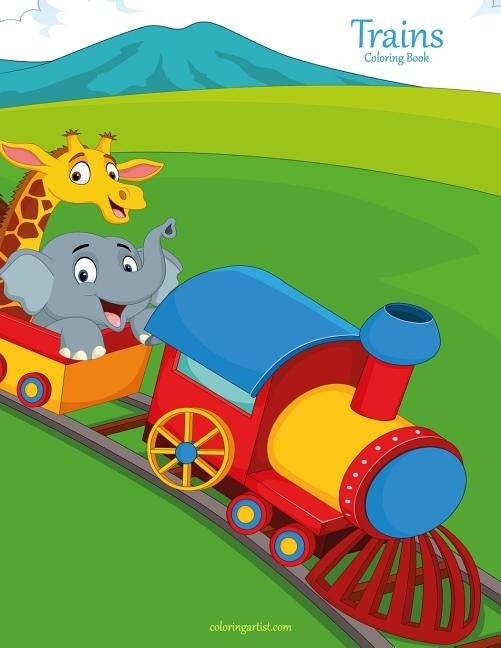 Trains Coloring Book 1 by Snels, Nick