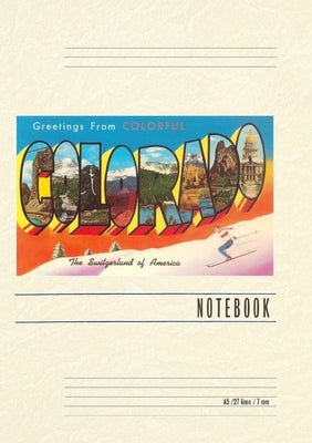 Vintage Lined Notebook Greetings from Colorful Colorado by Found Image Press