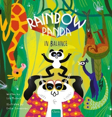 Rainbow Panda in Balance by Muchnik, Lisa