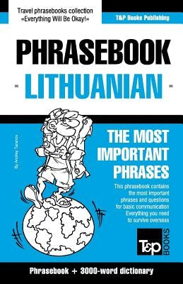 English-Lithuanian phrasebook & 3000-word topical vocabulary by Taranov, Andrey