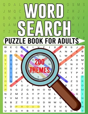 Word Search Puzzle Book for Adults: Easy to See Large Print Word Search Book for Adults with a Huge Supply of Puzzles by Terry, Linda