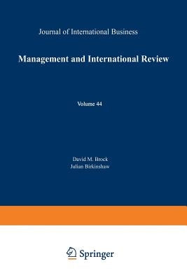 Management and International Review by Brock, David M.