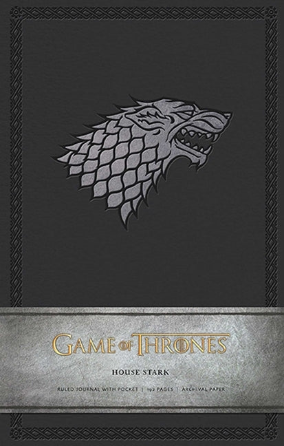 Game of Thrones: House Stark Hardcover Ruled Journal by Hbo