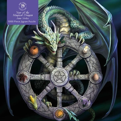 Adult Jigsaw Puzzle Anne Stokes: Wheel of the Year: 1000-Piece Jigsaw Puzzles by Flame Tree Studio