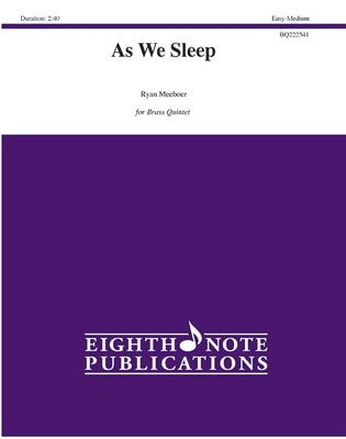 As We Sleep: Score & Parts by Meeboer, Ryan