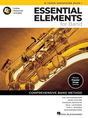 Essential Elements for Band - BB Tenor Saxophone Book 1 with Online Resources by Lautzenheiser, Tim