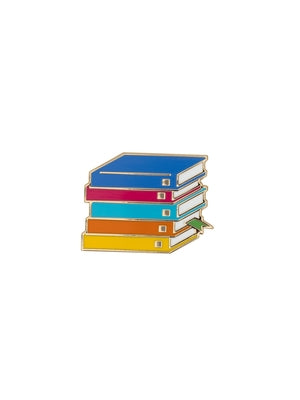 Emily Henry Book Stack Enamel Pin by Out of Print