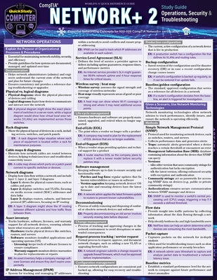 Comptia Network+ 2 - Operations, Security & Troubleshooting Study Guide: A Quickstudy Laminated Reference by Antoniou, George