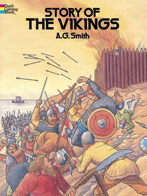 Story of the Vikings Coloring Book by Smith, A. G.