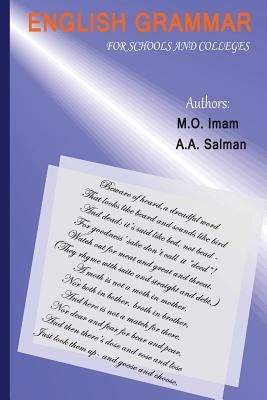 English Grammar For Schools and Colleges by Salman, Abdulmalik Abiola