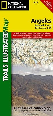 Angeles National Forest Map by National Geographic Maps
