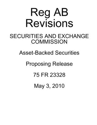 Revised Reg AB Proposing Release by Careaga, Richard