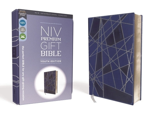 Niv, Premium Gift Bible, Youth Edition, Leathersoft, Blue, Red Letter Edition, Comfort Print: The Perfect Bible for Any Gift-Giving Occasion by Zondervan