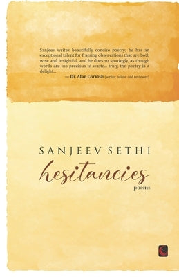Hesitancies: Poems by Sethi, Sanjeev