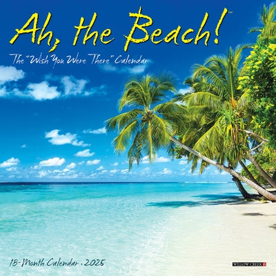 Ah the Beach! 2025 7 X 7 Mini Wall Calendar by Willow Creek Press