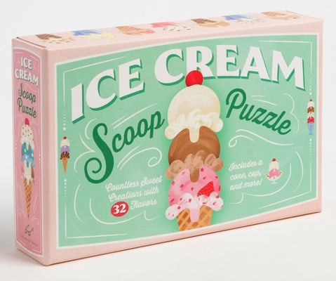 Ice Cream Scoop Puzzle: Countless Sweet Creations with 32 Flavors by Chronicle Books