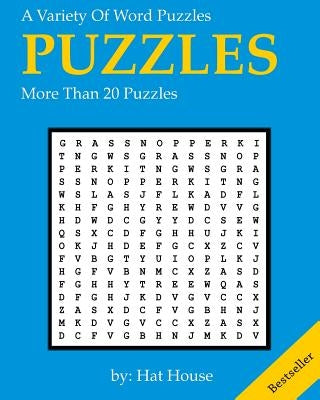 Puzzles: A Variety Of Word Puzzles by House, Hat
