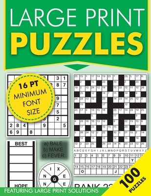 Large Print Puzzles: Featuring large print solutions by Media, Clarity